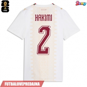 Lacne Ženy Futbalové dres Maroko Achraf Hakimi #2 MS 2026 Krátky Rukáv - Preč